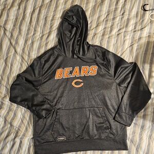 NFL Bears Black and Orange Hoodie